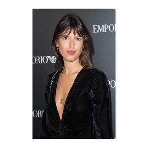 Rouje Andrea black velvet jumpsuit, size 36